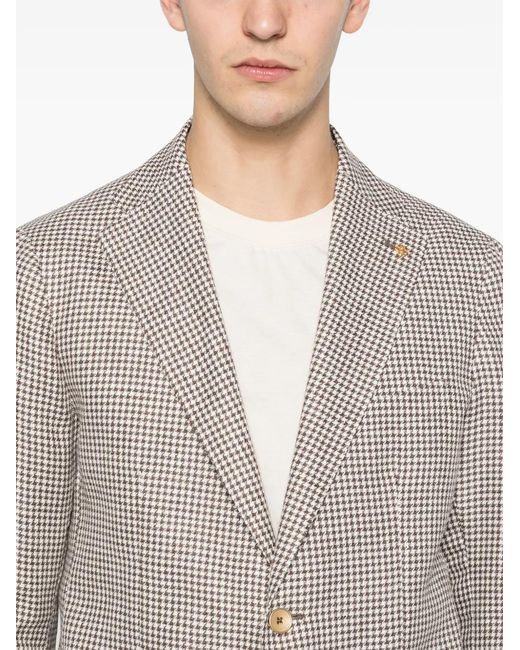 Tagliatore Gray Single-Breasted Blazer for men