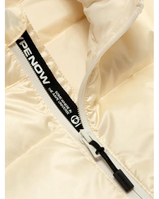 Aape By A Bathing Ape Natural Quilted Logo-Plaque Gilet for men