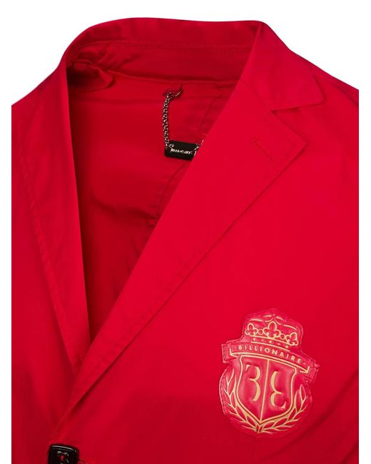 Billionaire Red Peter Patch-Pockets Blazer for men