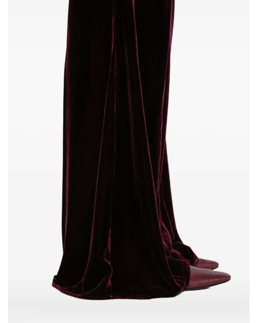 Pantalon En Velours Forte Forte en coloris Black