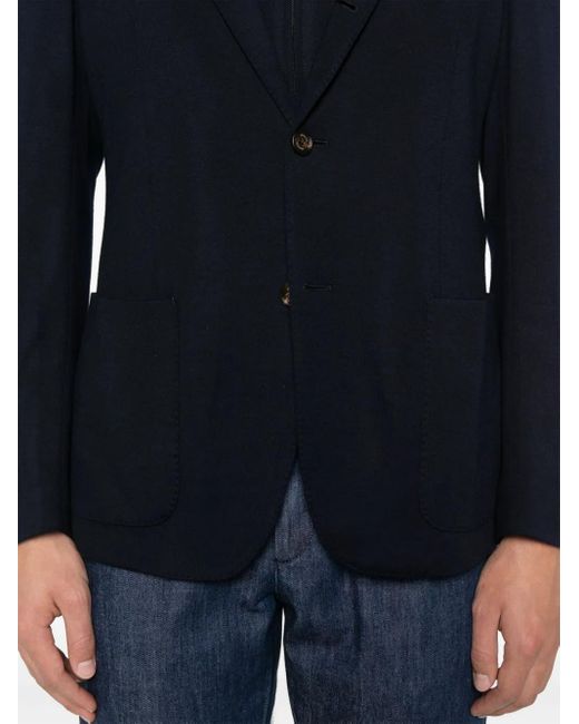 Blazer A Capas Eleventy de hombre de color Blue