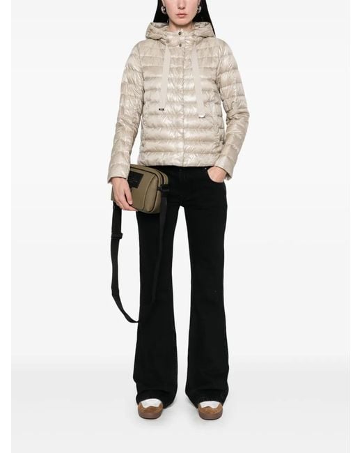 Herno Natural Nylon Short Down Jacket