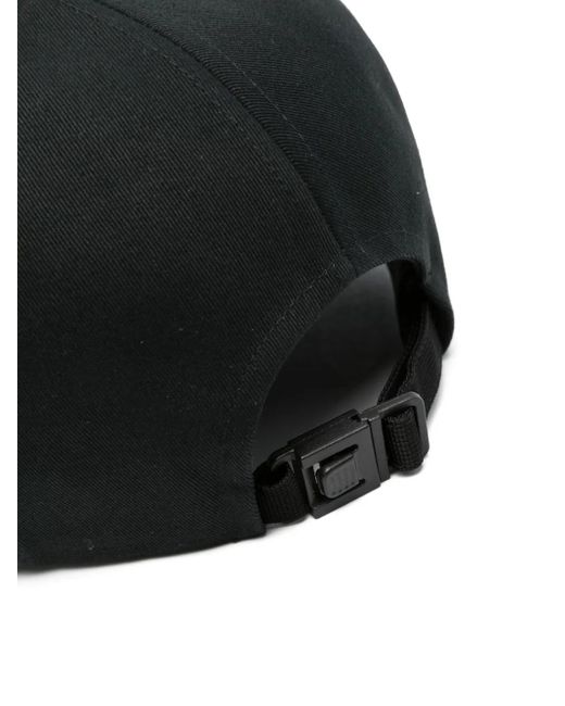 Moncler Black Logo-Appliqué Baseball Cap