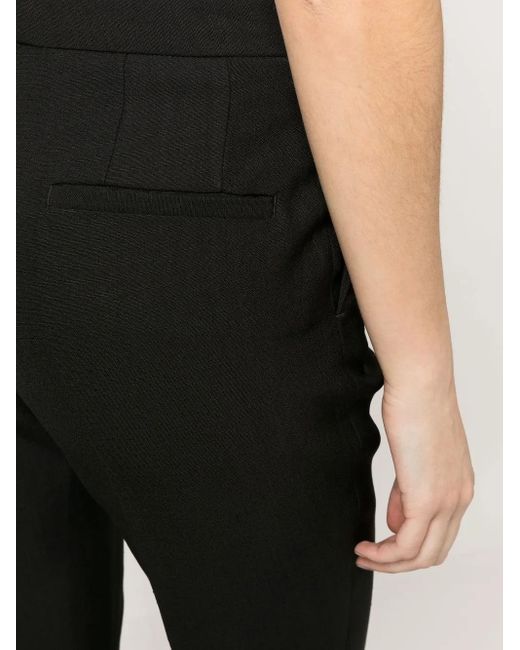 Jil Sander Black Pressed-Crease Tailored Trousers