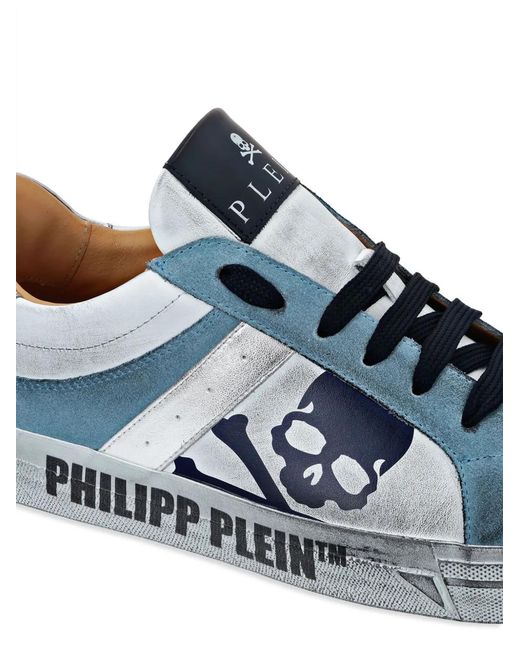 Philipp Plein Blue Retrokickz Tm Sneakers