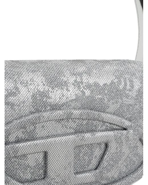 DIESEL 1Dr Shoulder Bag in Gray | Lyst