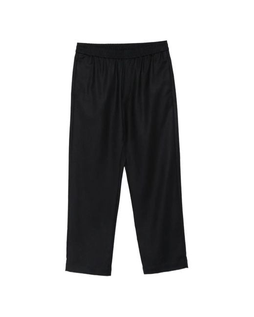 Barena Black Alfonso Elasticated-Waistband Trousers
