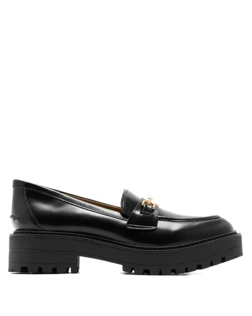 Sam Edelman Black Lea Platform Loafers