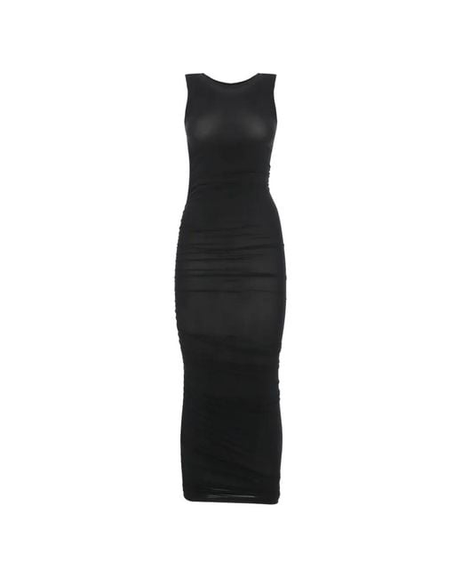 Wolford Black Ruched Dress