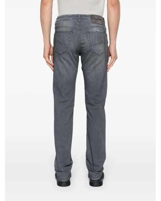 メンズ Jacob Cohen Bard ミッドライズ スリムジーンズ Blue