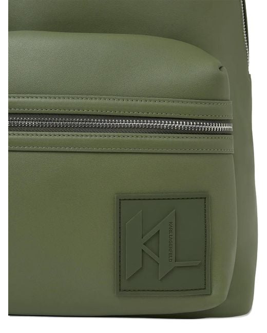 Karl Lagerfeld Rucksack Mit Logo-Patch in Green für Herren