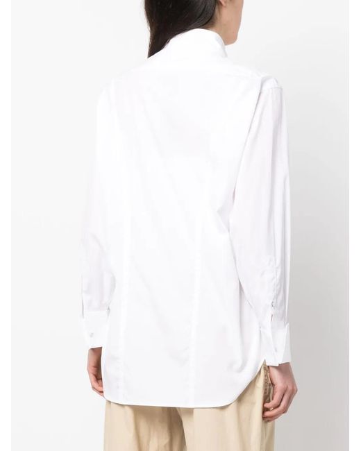 Rag & Bone White Classic Button-Up Shirt