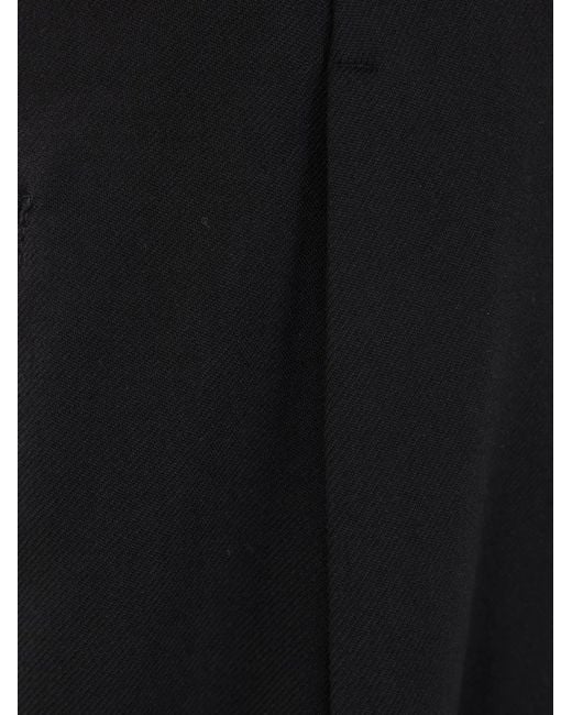 Quira Black Cut-Out Tailored Shorts
