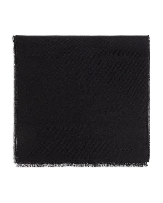 Écharpe À Franges Lanvin en coloris Black