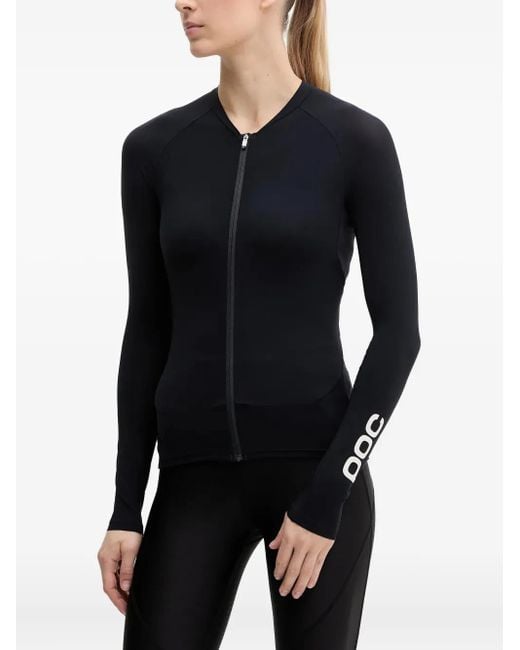 Poc ジップアップ サイクリングベスト Black