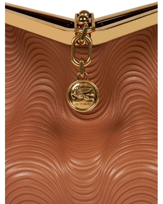 Etro Brown Medium Vela Shoulder Bag