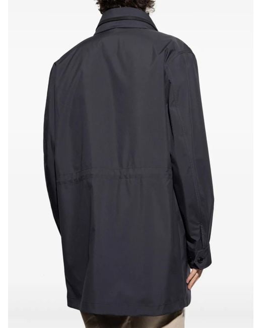 Moncler Blue Lanche Hood Parka for men