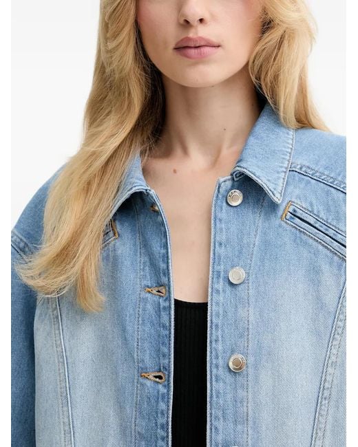 IRO Blue Buttoned Jacket