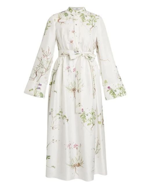 Erdem ロングスリーブ ドレス White