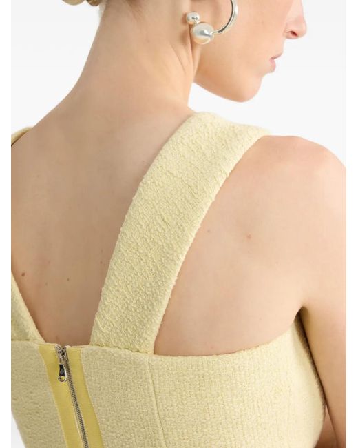 Patou White Strap Mini Dress
