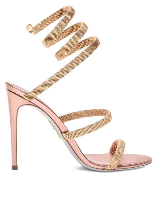 Rene Caovilla White 105Mm Juniper Sandals