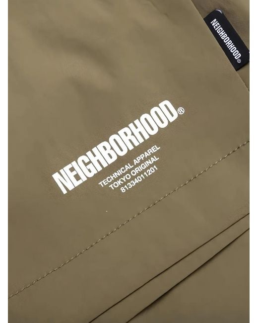 Neighborhood Green Belted Pocket Shorts for men