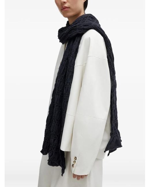 Cordera Black Gathered Wrap