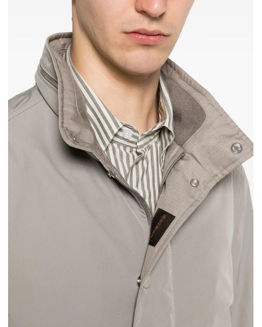 Moorer Gray Zip Jacket for men