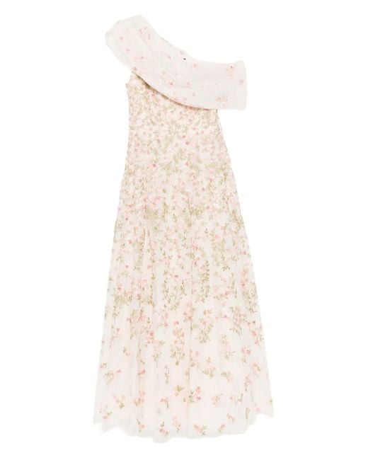 Needle & Thread Natural Everette Bloom Gown
