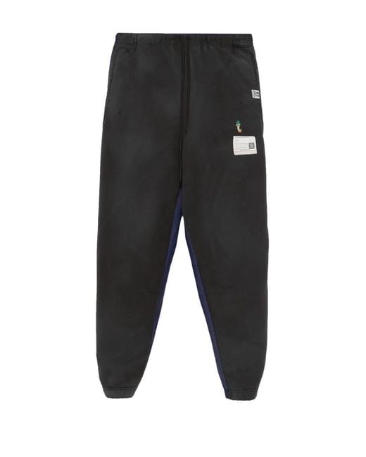 Maison Mihara Yasuhiro Black Patch-Detail Track Pants for men