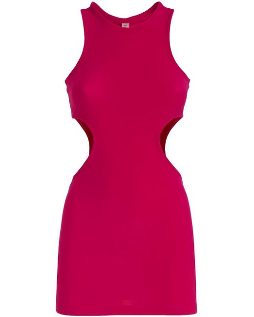 Reina Olga Pink Cut-Out Mini Dress