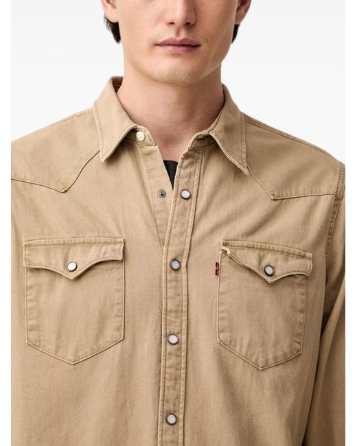 Levi's Natural Barstow Denim Shirt for men