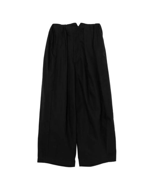 Toga Black Tapered-Leg Trousers