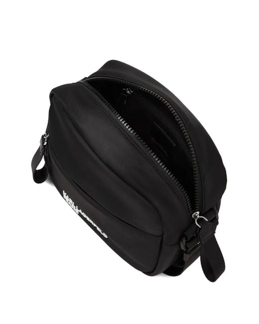 Karl Lagerfeld Black Logo Crossbody Bag