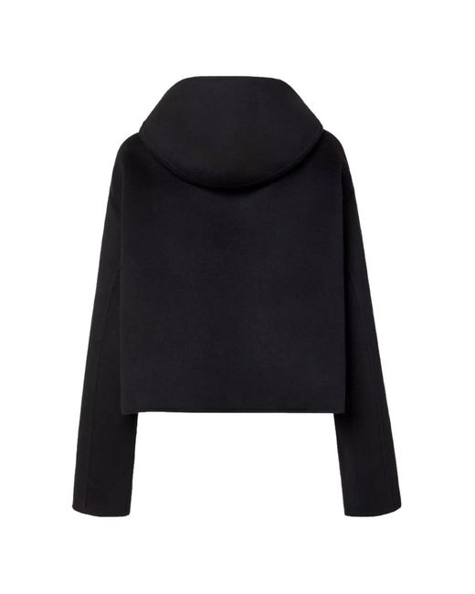 Fendi Black Hooded Zip-Up Jacket