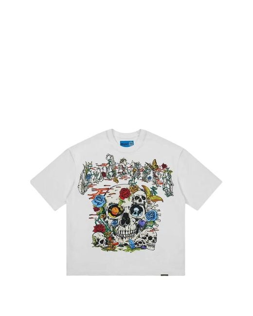 Godspeed White Cosmic Remains Crew-Neck T-Shirt for men