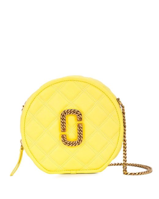 Marc Jacobs The Status Round Crossbody Bag in Yellow | Lyst Canada