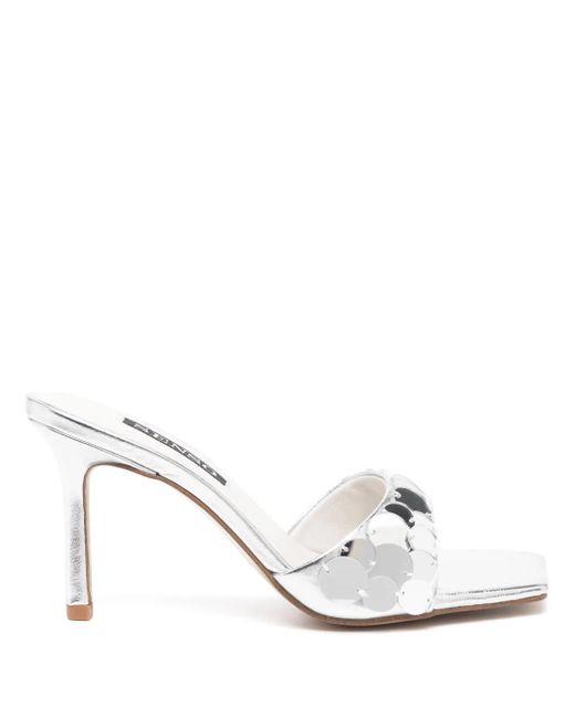 Senso White Halo Sandalen 85mm