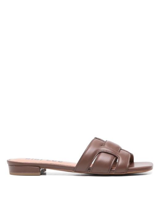 Bibi Lou Brown Leather Sandals