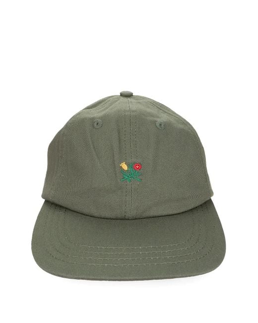 Aimé Leon Dore Green Embroidered-Logo Hat for men