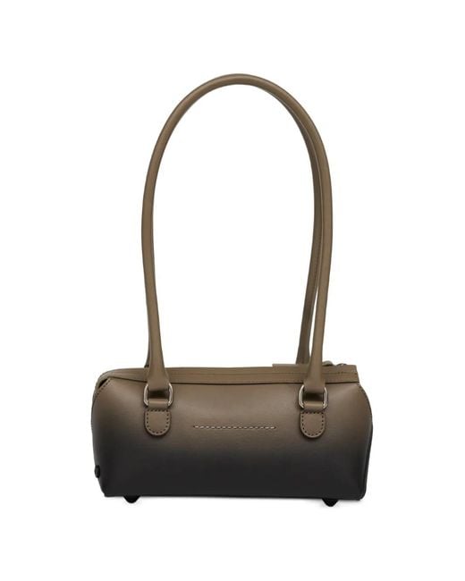 MM6 by Maison Margiela White New Bauletto J Mini Bag