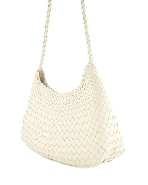 Borsa A Spalla Santa Rosa di Dragon Diffusion in White