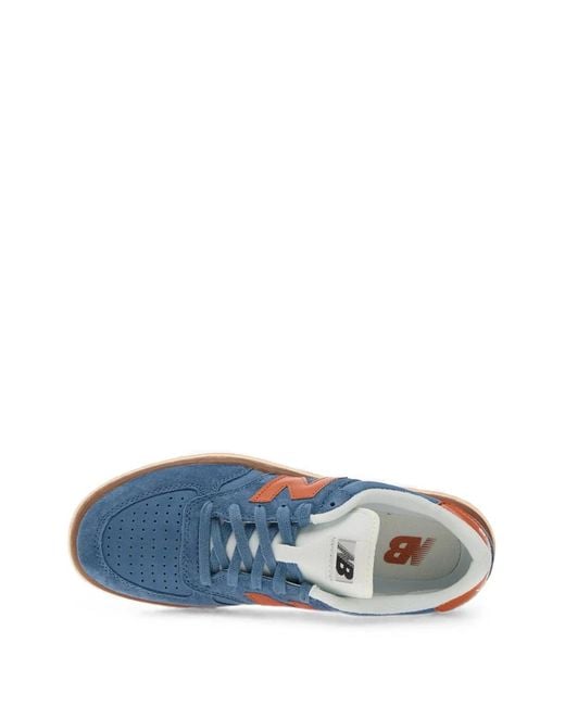 New Balance Blue T500 Logo-Patch Sneakers