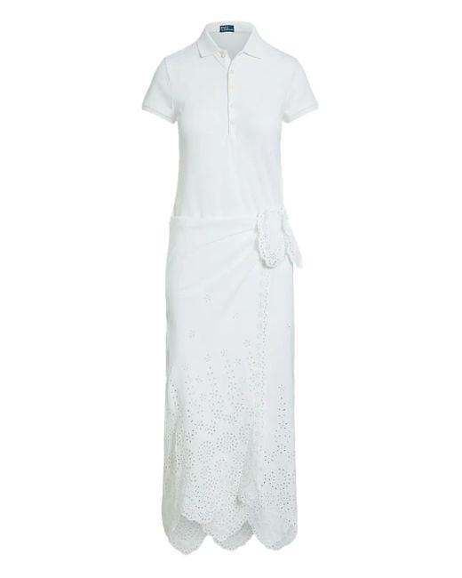 Polo Ralph Lauren ポロシャツ マキシドレス White