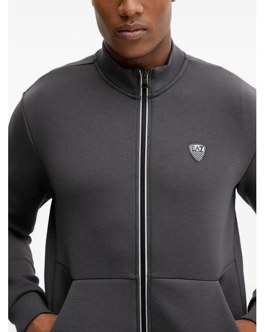 EA7 Gray Survêtement À Détail De Logo for men