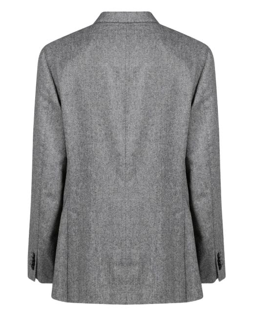 Boglioli Gray Three-Button Patch-Pocket Jacket for men