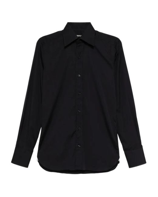 Tom Ford Black Poplin Shirt for men