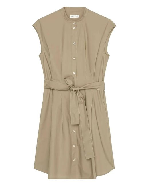 Marc O' Polo Natural Button-Up Belted Dress