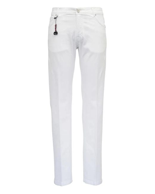 Marco Pescarolo Hose mit geknöpftem Hosenschlitz in White für Herren