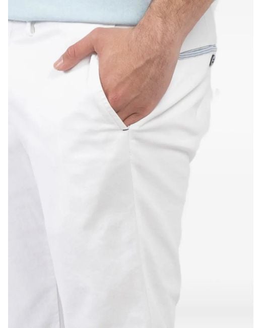 Mason's White Tailored Trousers for men